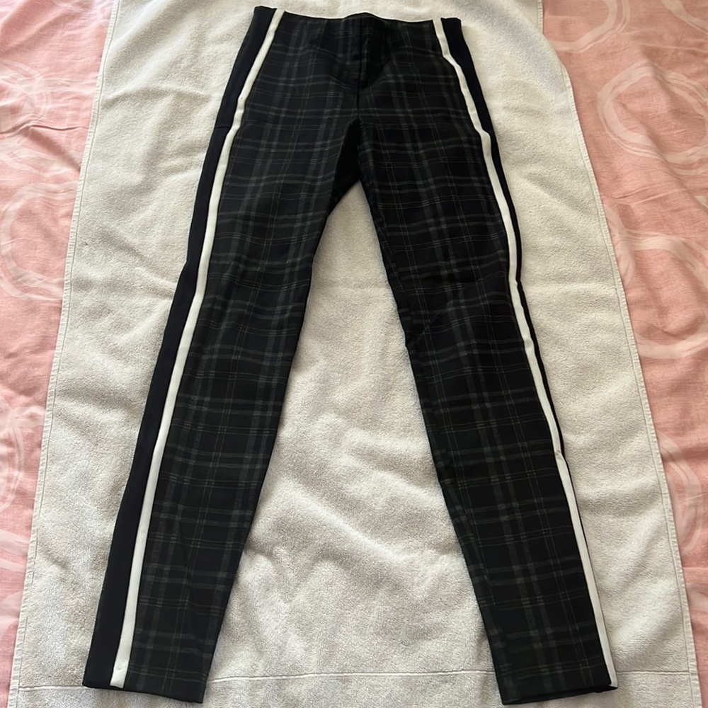 Zara Plaid Tight Pants XS